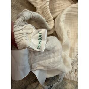 Newton Muslim 100% Cotton Crib Sheet Light Beige NEW